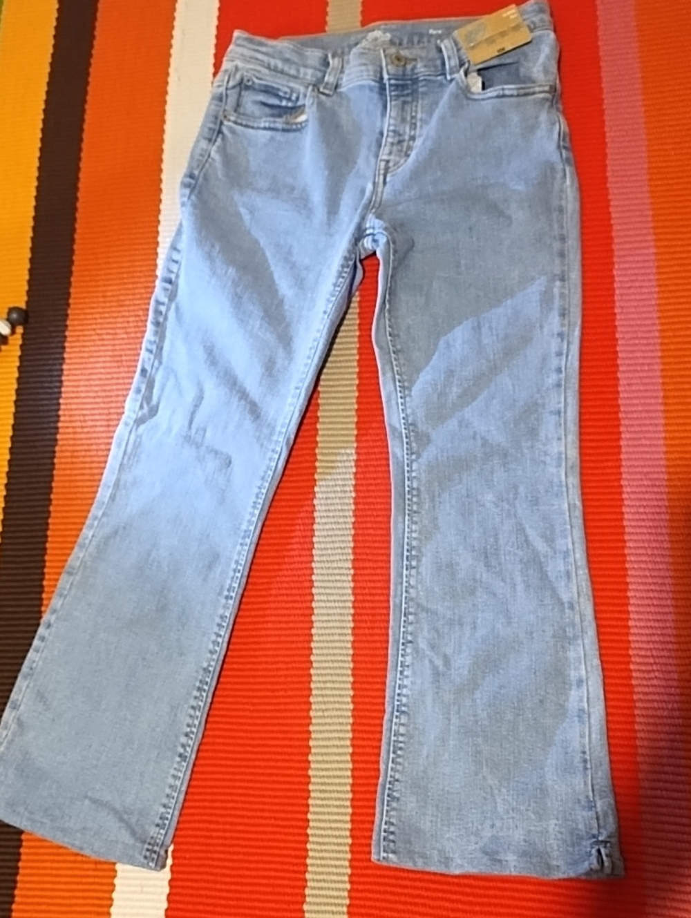 Light Wash Women's Flare Jeans - Casual Flared Denim